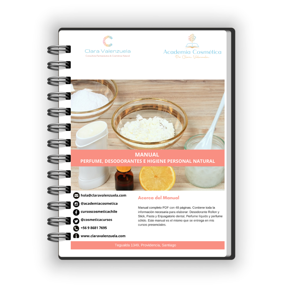 MANUAL PERFUME, DESODORANTE E HIGIENE PERSONAL NATURAL