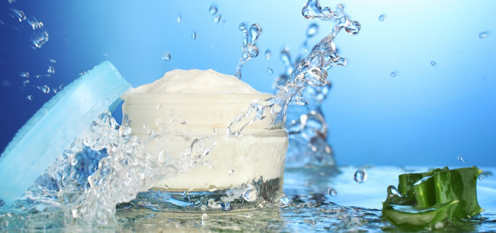 agua en cosmética
