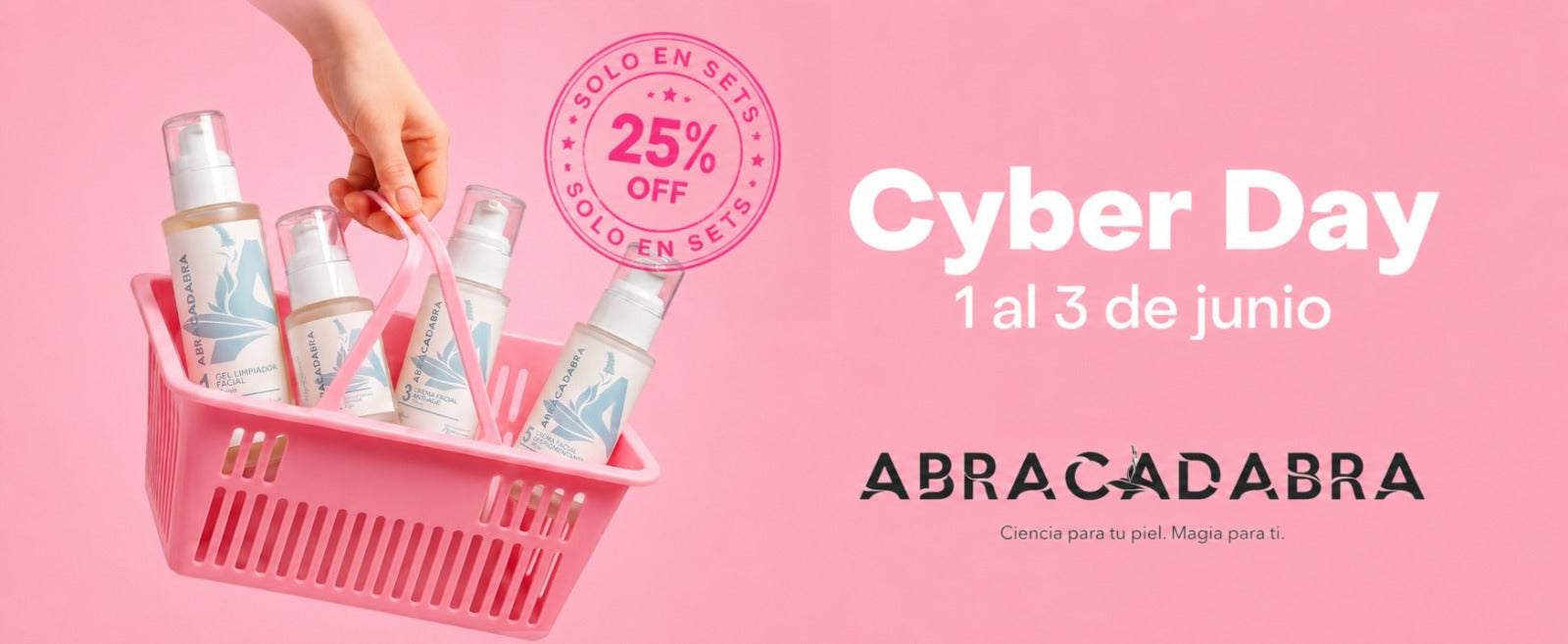 Productos de skincare natural Abracadabra a base de algas